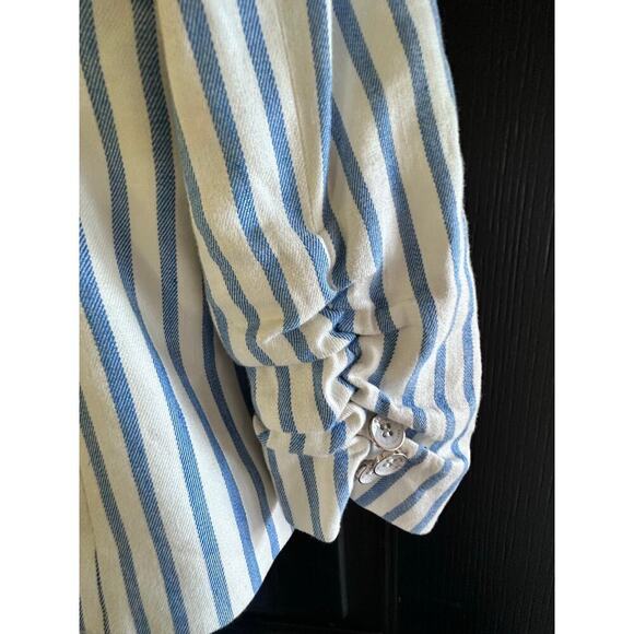 Tahari Arthur S. Levine Striped Notch Collar Blazer & Pant 2-Piece Suit Size 10 - Picture 9 of 16